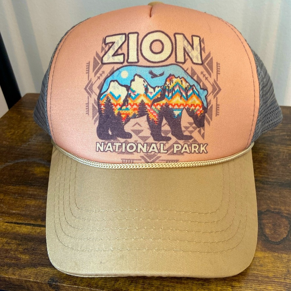 Zion National Park Foundation Trucker H3 Headwear SnapBack Hat One Size
